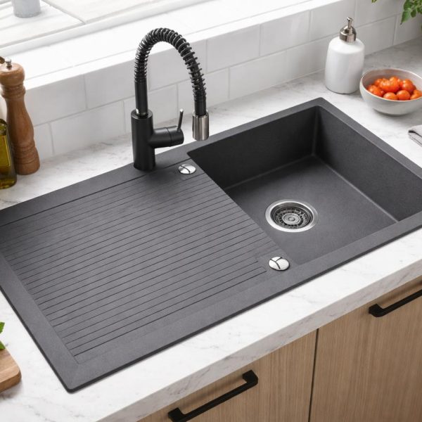 CIRE 860 Granit Evye 1 Gözlü 860mm Damlalıklı