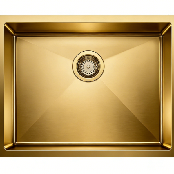 GR 5545  GOLD PASLANMAZ ÇELİK EVİYE